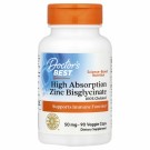  High Absorption Zinc Bisglycinate, 50 mg, 90 Veggie Caps thumbnail
