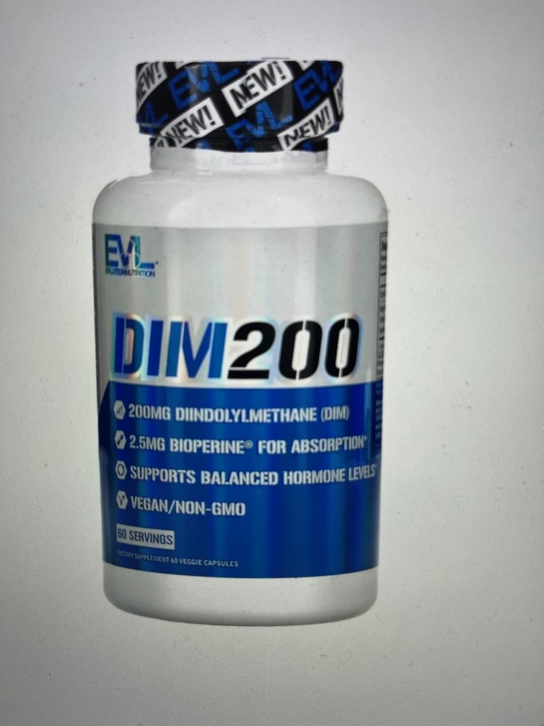 DIM 200 FRA EVLution Nutrition innholder 60 vegetabilske kapsler.