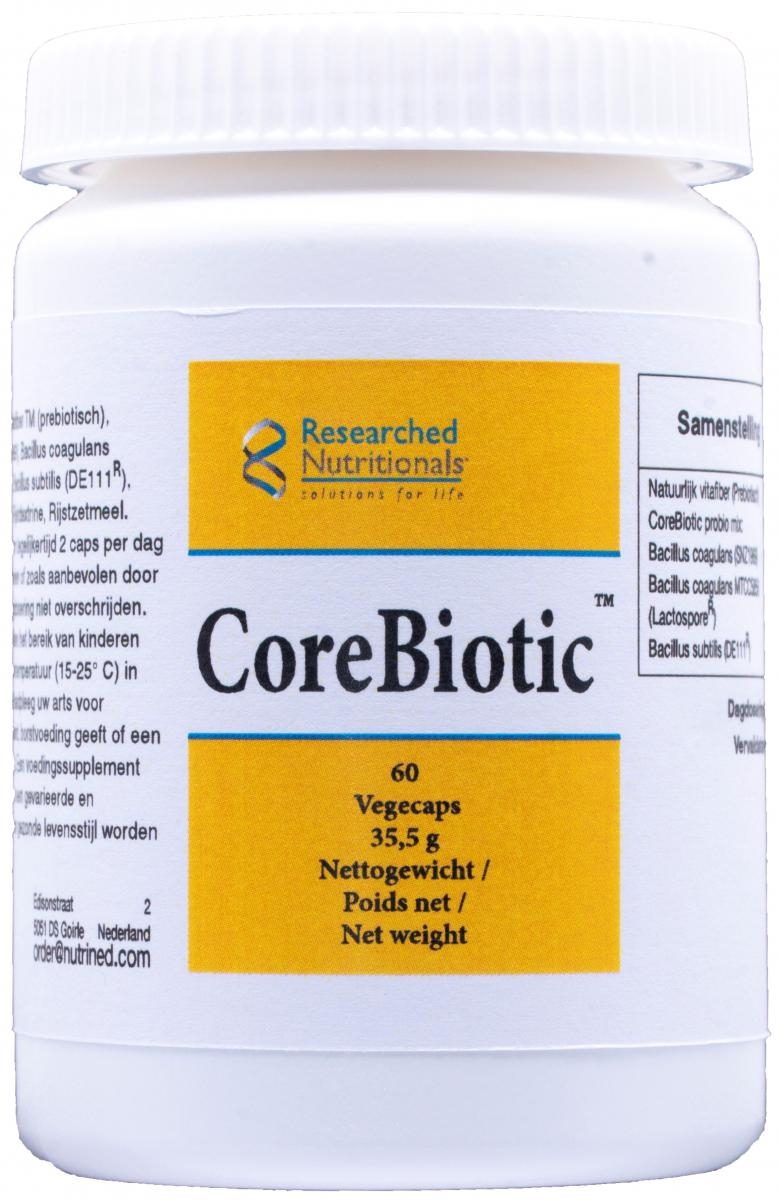 CoreBiotic : innholder tre ulike stammer av sporedannende bakterier (