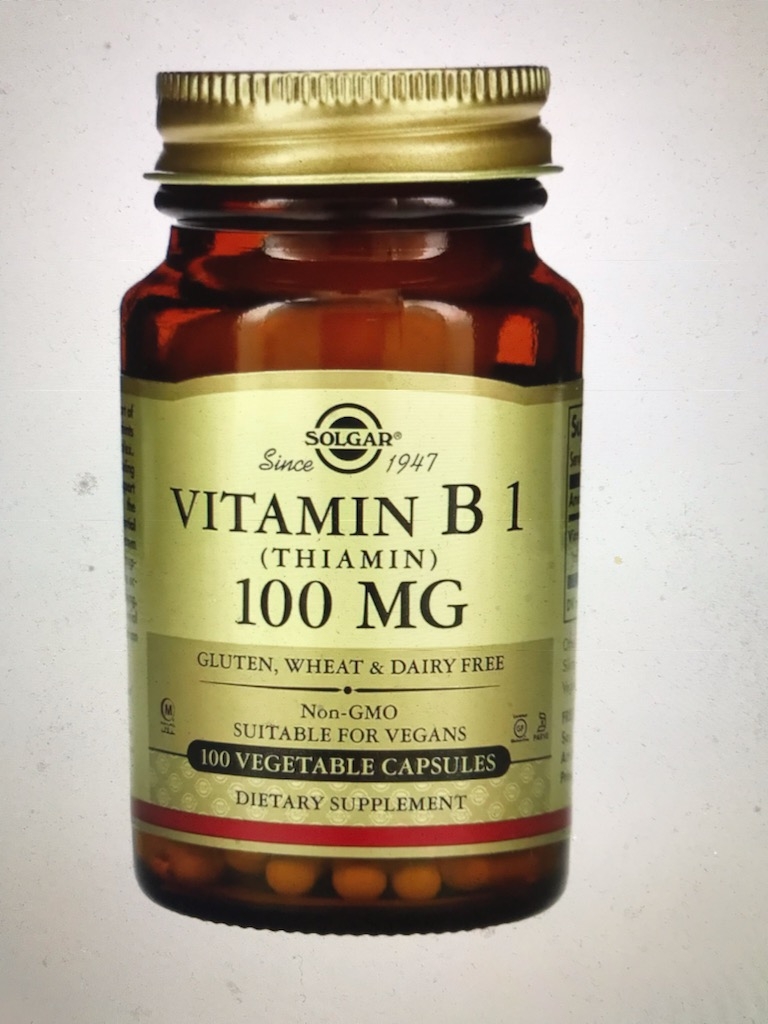solgar vitamin 1 , Tiamin på 100 mg. Vegetabilske capsler.