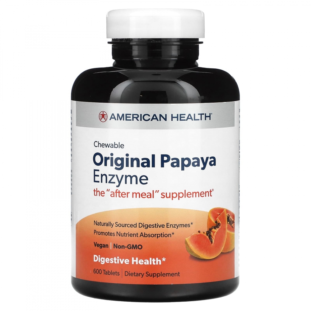 Orginal Papaya Enzyme  Med hele 600 tabletter 