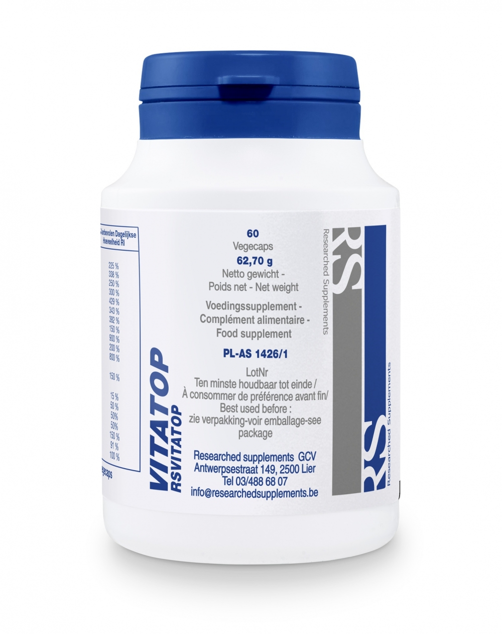 Vitatop er et meget godt sammensatt vitamin og mineral produkt fra Nutrined.