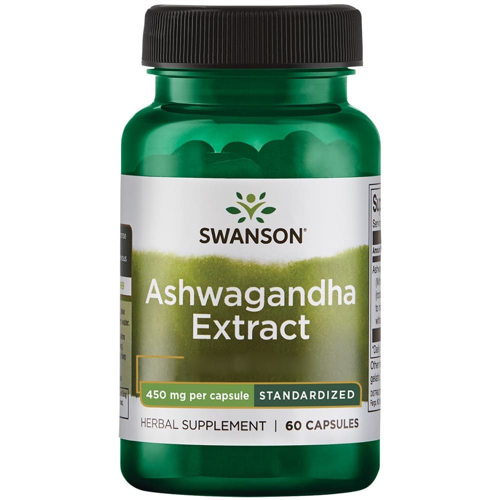 Ashwagandha 450 mg.  60 KAPSLER.